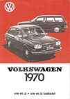 1970 - Volkswagen 1970 - VW 411 LE - VW 411 LE Variant