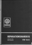 Typ 3 - Reparationshandbok VW 1500 - Svensk Utgåva - 1961
