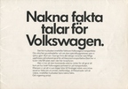 1974 - Nakna fakta talar för Volkswagen