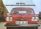 1970 - VW 411 LE med elektronisk bränsleinsprutning - 10.69