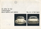 1968 - År efter år har Volkswagen blivit bättre och bättre - 8.67 