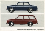 1966 - Volkswagen 1500 A + Volkswagen Variant 1500 - 8.65