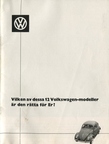 1962 - Vilken av dessa 12 Volkswagen-modeller
