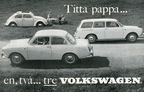 1962 - Titta pappa... en, två... tre Volkswagen
