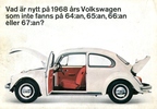 1968 - Vad är nytt på 1968års Volkswagen - 11.67 