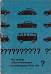 1965 - Hurmånga olika Volkswagen personvagnar finns det - 10-64