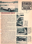 1964 - Motor Föraren Provkör - Volkswagen 1500 S - 1