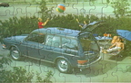 1972 - VW 411 - Bil Pussel 50 Bitar
